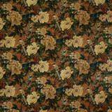 Oriental Garden Jewel by G P & J Baker Designer Fabric SIGNATURE VELVETS VISCOSE - 55%;COTTON - 45% Italy HEAVY Horizontal: 27.58 and Vertical: 20.094 55.16 - Swanky Fabrics -
