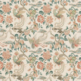 Chifu Teal by G P & J Baker Designer Fabric CHIFU LINEN - 100% Thailand MEDIUM Horizontal: 26.201 and Vertical: 30.732 52.402 - Swanky Fabrics -