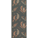 Ferns Coral/Charcoal by G P & J Baker Designer Wallcovering SIGNATURE II WALLPAPERS NON WOVEN - 100% United Kingdom Horizontal: 20.488 and Vertical: 20.882 20.488 - Swanky Fabrics -