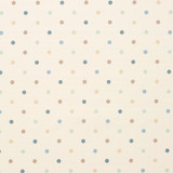 Dotty Duckegg by Clarke And Clarke Designer Fabric CLARKE & CLARKE SKETCHBOOK PRINTS COTTON - 100% United Kingdom MEDIUM Horizontal: and Vertical: 54 - Swanky Fabrics -