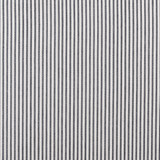 Sutton Charcoal by Clarke And Clarke Designer Fabric CLARKE & CLARKE TICKING STRIPES COTTON - 100% India MEDIUM Horizontal: 0.39 and Vertical: 0 55 - Swanky Fabrics -