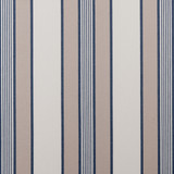 Regatta Navy by Clarke And Clarke Designer Fabric CLARKE & CLARKE TICKING STRIPES COTTON - 100% India MEDIUM Horizontal: 6.69 and Vertical: 0 55 - Swanky Fabrics -
