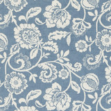 Eliza Chambray by Clarke And Clarke Designer Fabric CLARKE & CLARKE GENEVIEVE COTTON - 100% United Kingdom MEDIUM Horizontal: and Vertical: 55.125 - Swanky Fabrics -