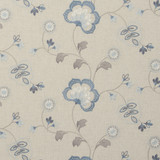 Chatsworth Chambray by Clarke And Clarke Designer Fabric CLARKE & CLARKE MANOR HOUSE VISCOSE - 34%;COTTON - 22%;LINEN - 22%;POLYESTER - 22% India Horizontal: 25.59 and Vertical: 9.06 54 - Swanky Fabrics -