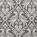 Harewood Charcoal by Clarke And Clarke Designer Fabric CLARKE & CLARKE MANOR HOUSE POLYESTER - 50%;COTTON - 43%;LINEN - 7% India MEDIUM Horizontal: 13.54 and Vertical: 17.4 54 - Swanky Fabrics -