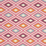 Cherokee Carmine by Clarke And Clarke Designer Fabric CLARKE & CLARKE NAVAJO VISCOSE - 56%;COTTON - 18%;LINEN - 14%;POLYESTER - 12% Turkey HEAVY Horizontal: 6.97 and Vertical: 14.06 54 - Swanky Fabrics -