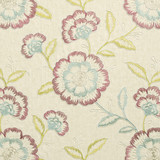 Richmond Raspberry/Duckegg by Clarke And Clarke Designer Fabric CLARKE & CLARKE RICHMOND POLYESTER - 52%;COTTON - 48% India Horizontal: 16.93 and Vertical: 18.9 54 - Swanky Fabrics -