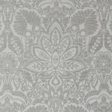 Waldorf Silver by Clarke And Clarke Designer Fabric CLARKE & CLARKE LUSSO POLYESTER - 100% India HEAVY Horizontal: 13.58 and Vertical: 26.57 54 - Swanky Fabrics -