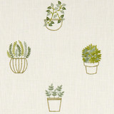 Hidcote Duckegg by Clarke And Clarke Designer Fabric CLARKE & CLARKE AVEBURY India Horizontal: 16.54 and Vertical: 18.5 54 - Swanky Fabrics -