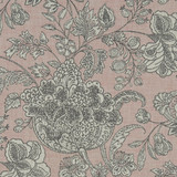 Woodsford Blush by Clarke And Clarke Designer Fabric CLARKE & CLARKE HERITAGE COTTON - 45%;VISCOSE - 44%;LINEN - 11% Turkey HEAVY Horizontal: 27.56 and Vertical: 24.92 54 - Swanky Fabrics -