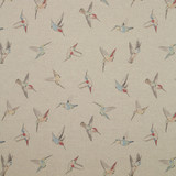 Hummingbird Culla Linen by Clarke And Clarke Designer Fabric CLARKE & CLARKE OASIS WP & FABRIC COTTON - 80%;POLYESTER - 20% Spain MEDIUM Horizontal: and Vertical: 54.375 - Swanky Fabrics -