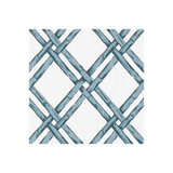 Bhutan Denim by Clarke And Clarke Designer Fabric CLARKE & CLARKE ORIENTAL GARDEN COTTON - 90%;LINEN - 10% United Kingdom MEDIUM Horizontal: 5.31 and Vertical: 6.22 54 - Swanky Fabrics -