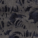 Tropicale Midnight by Clarke And Clarke Designer Fabric CLARKE & CLARKE EXOTICA POLYESTER - 63%;VISCOSE - 21%;COTTON - 16% India HEAVY Horizontal: 13.625 and Vertical: 15.75 54 - Swanky Fabrics -