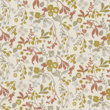 Ashbee Ochre by Clarke And Clarke Designer Fabric CLARKE & CLARKE SHERWOOD COTTON - 100% Turkey MEDIUM Horizontal: and Vertical: 54 - Swanky Fabrics -