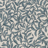 Entwistle Teal by Clarke And Clarke Designer Fabric CLARKE & CLARKE SHERWOOD COTTON - 100% Turkey MEDIUM Horizontal: and Vertical: 54 - Swanky Fabrics -