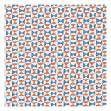 Orianna Denim/Spice by Clarke And Clarke Designer Fabric CLARKE & CLARKE CO-ORDINATES COTTON - 100% Turkey MEDIUM Horizontal: 1.375 and Vertical: 1.625 54 - Swanky Fabrics -