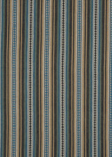 Dalton Stripe Indigo/Teal by Mulberry Fabric Mulberry Fabric Dalton Stripe Indigo/TealFabric BOHEMIAN TRAVELS COTTON - 60%;JUTE - 40% India </p><p>Repeat: H: 9.062, V: 53.978 - Fabric Carolina -
