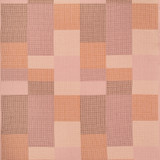 Gridlock Cinnamon by Groundworks Designer Fabric KELLY WEARSTLER V COTTON - 84%;SPUN POLYESTER - 16% India Horizontal: 25.4 and Vertical: 29.5 50.8 - Swanky Fabrics -