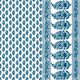 Aravaquita Azul by Gaston Y Daniela Designer Fabric LORENZO CASTILLO V COTTON - 61%;LINEN - 39% Spain MEDIUM Horizontal: 54 and Vertical: 5.7 54 - Swanky Fabrics -