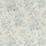 Garden Roses Wp Aqua/Blue by Lee Jofa Designer Wallcovering SUZANNE RHEINSTEIN III LINEN - 80%;ACRYLIC - 20% Italy Horizontal: 34.25 and Vertical: 27.81 34.25 - Swanky Fabrics -
