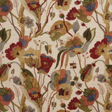 California Red/Cream by G P & J Baker Fabric G P & J Baker Fabric California Red/CreamFabric GATSBY LINEN - 100% United Kingdom </p><p>Repeat: H: 26.989, V: 28.368 53.978 - Fabric Carolina -