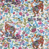 Sumbar Ming by Kravet Couture Designer Fabric PACIFIC RIM LINEN - 100% Austria MEDIUM Horizontal: 58 and Vertical: 41 58.5 - Swanky Fabrics -