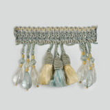 Beaded Tassel by Kravet Design Designer Trim - RAYON - 70%;ACRYLIC - 30% China LIGHT Horizontal: 0 and Vertical: 0 0 - Swanky Fabrics -