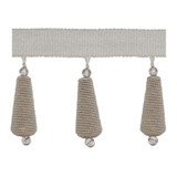 Gilded Teardrop Silver Moon by Kravet Design Designer Trim RAYON - 40%;COTTON - 36%;METALLIC - 11%;VISCOSE - 10%;POLYESTER - 3% China Horizontal: and Vertical: 3 - Swanky Fabrics -