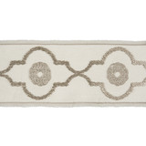 Ogee Chain Dove by Kravet Design Designer Trim CANDICE OLSON COLLECTION LINEN - 43%;RAYON - 33%;VISCOSE - 24% China Horizontal: and Vertical: 2.95 - Swanky Fabrics -