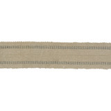 Rennes Tape Grey by Lee Jofa Designer Trim SUZANNE KASLER COLLECTION II LINEN - 65%;JUTE - 35% India Horizontal: and Vertical: 2 - Swanky Fabrics -