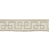 Siene Tape Beige by Lee Jofa Designer Trim SUZANNE KASLER COLLECTION II POLYESTER - 100% India Horizontal: 1.77 and Vertical: 5.12 1.75 - Swanky Fabrics -