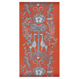 Kruger Flame by Clarke And Clarke Designer Wallcovering ANIMALIA BY EMMA J SHIPLEY FOR C&C United Kingdom Horizontal: 0 and Vertical: 27.125 20.5 - Swanky Fabrics -