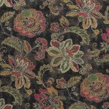 Dusk Black Cherry by Mitchell Designer Fabric #1905 - Black, Beige, and Grey 100% Cotton Pakistan </p><p>Repeat: Horizontal: 27 and Vertical: 25.25 54 - Swanky Fabrics -