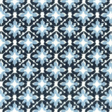 Tile 3 Navy by Aoc Fabric Aoc Fabric Tile 3 NavyFabric LA BELLA VITA USA </p><p>Repeat: H: 2.250, V: 2.250 54 in - Fabric Carolina -