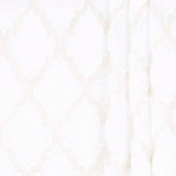 Entire Story Cream by Carole Designer Fabric Sheer Intrigue 100% Polyester India N/A Horizontal: 6" and Vertical: 9 1/2" V 51" - Swanky Fabrics -