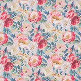 Full Of Intrigue Rainbow by Carole Designer Fabric Azalea 51% Linen, 49% Cotton UK N/A Horizontal: 13 1/2" and Vertical: 18" V 53" - Swanky Fabrics -