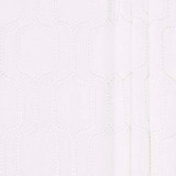 One Off Alabaster by Carole Designer Fabric Sheer Intrigue 100% Polyester India N/A Horizontal: 7 5/8" and Vertical: 11 3/4" V 51" - Swanky Fabrics -