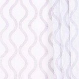 Palace Arch Silver by Carole Designer Fabric Sheer Intrigue 100% Polyester China N/A Horizontal: 9 1/8" and Vertical: 6" V 54" - Swanky Fabrics -