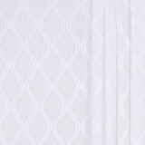 Semicircle Cloud by Carole Designer Fabric Sheer Intrigue 54% Linen, 32% Cotton, 14% Polyester India N/A Horizontal: 3 1/4" and Vertical: 4 1/2" V 52" - Swanky Fabrics -