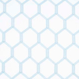 Shock Value Sky by Carole Designer Fabric Modern Edge 70% Viscose, 30% Linen India 51,000 Wyzenbeek Double Rubs Horizontal: 5 3/8" and Vertical: 9 1/4" V 52" - Swanky Fabrics -