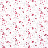 Until You Bouquet by Carole Designer Fabric Azalea 52% Cotton, 48% Polyester India Passes 30,000 Double Rubs Wyzenbeek Horizontal: 17 1/4" and Vertical: 9 1/8" V 52" - Swanky Fabrics -