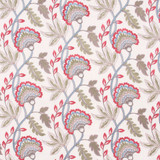 Your Heart Coral by Carole Designer Fabric Azalea 73% Polyester, 27% Cotton India Passes 40,000 Double Rubs Wyzenbeek Horizontal: 17" and Vertical: 9" V 51" - Swanky Fabrics -