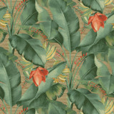 Among Fronds Rattan 802682 by Tommy Bahama Home Designer Fabric - 100%Cotton PERU 29000 Horizontal: 13.5 and Vertical: 25.25 54 - Swanky Fabrics -