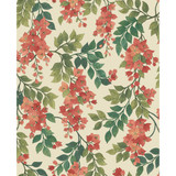 Bougainvillea Rouge/Olive Grn/Emerald/Crm by Cole & Son Designer Wallcovering COLE & SON SEVILLE NON WOVEN - 100% United Kingdom Horizontal: 20.5 and Vertical: 25.2 20.5 - Swanky Fabrics -