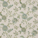 Sudbury Teal by G P & J Baker Designer Fabric CASPIAN LINEN - 75%;VISCOSE - 19%;POLYESTER - 6% India Horizontal: 50.432 and Vertical: 31.126 50.432 - Swanky Fabrics -