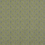 Patola Paisley Emerald by G P & J Baker Designer Fabric CASPIAN VISCOSE - 82%;LINEN - 18% United Kingdom Horizontal: 4.531 and Vertical: 9.456 54.372 - Swanky Fabrics -