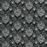 Silverback Satin Black by Clarke And Clarke Designer Fabric WILDERIE BY EMMA J SHIPLEY FOR C&C COTTON - 100% United Kingdom HEAVY Horizontal: 27 and Vertical: 31.78 54 - Swanky Fabrics -