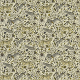 Protea Linen Gold by Clarke And Clarke Designer Fabric WILDERIE BY EMMA J SHIPLEY FOR C&C COTTON - 60%;LINEN - 40% Spain HEAVY Horizontal: 27 and Vertical: 25.36 54 - Swanky Fabrics -
