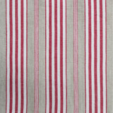 Hamptons Rojo/Lino by Gaston Y Daniela Designer Fabric GASTON LUIS BUSTAMANTE LINEN - 100% Italy MEDIUM Horizontal: 4.5 and Vertical: 55 - Swanky Fabrics -