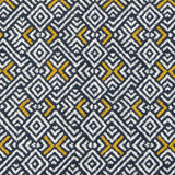 Inca Amarillo by Gaston Y Daniela Designer Fabric GASTON NUEVO MUNDO VISCOSE - 49%;COTTON - 39%;LINEN - 10%;POLYESTER - 2% Georgia HEAVY Horizontal: 2.25 and Vertical: 3 54.25 - Swanky Fabrics -